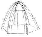 Sears 718771050 frame assembly diagram