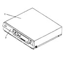 IBM 8512 system unit (8530) - exterior diagram