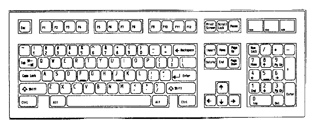 Keybutton kits (101/102 key)
