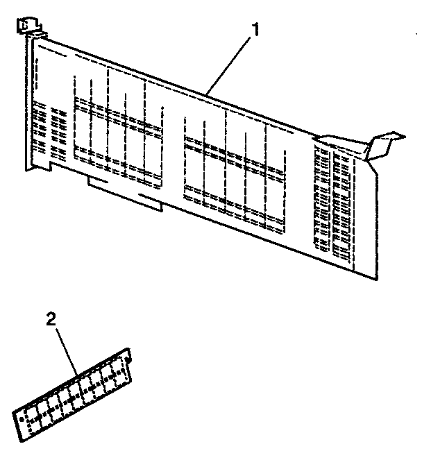 ASSEMBLY 1: 2-8MB 80286 MEMORY EXPANSION OPTION
