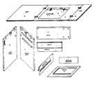 Kenmore 2729605681 wood parts list diagram