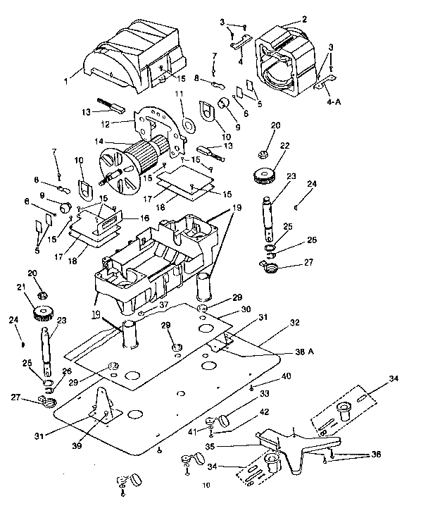Internal machine parts