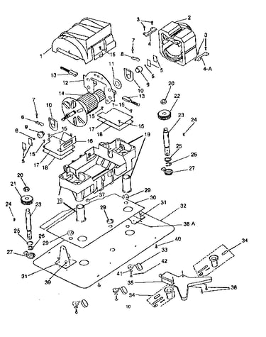 Internal machine parts