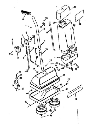 External machine parts