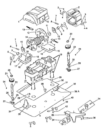 Internal machine parts