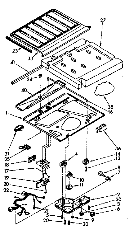Compartment separator parts