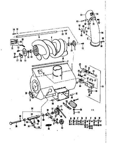 Auger housing assembly