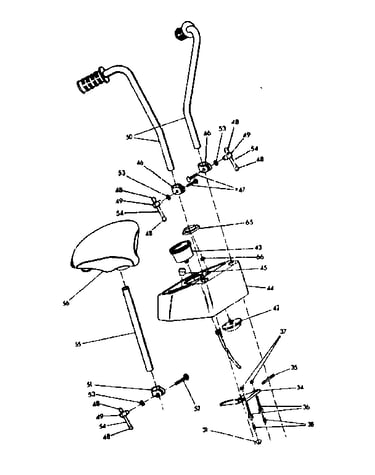 Handlebar and console assembly