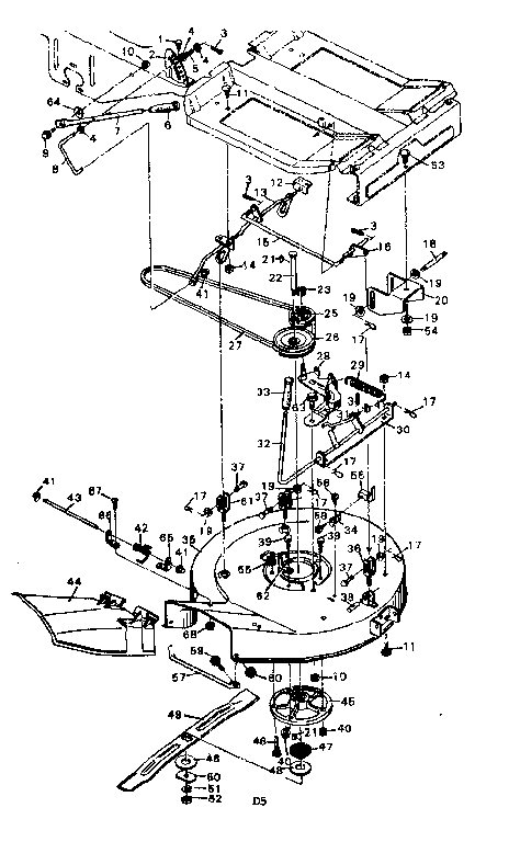 MOWER HOUSING