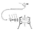 Kenmore 30581536050 burner parts diagram