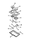 Optional electric hob element module kit 4998530 & 4998630