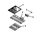 Kenmore 9114698691 optional electric grill module kit 4998640 diagram