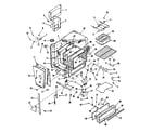 Kenmore 9114698610 oven body section diagram