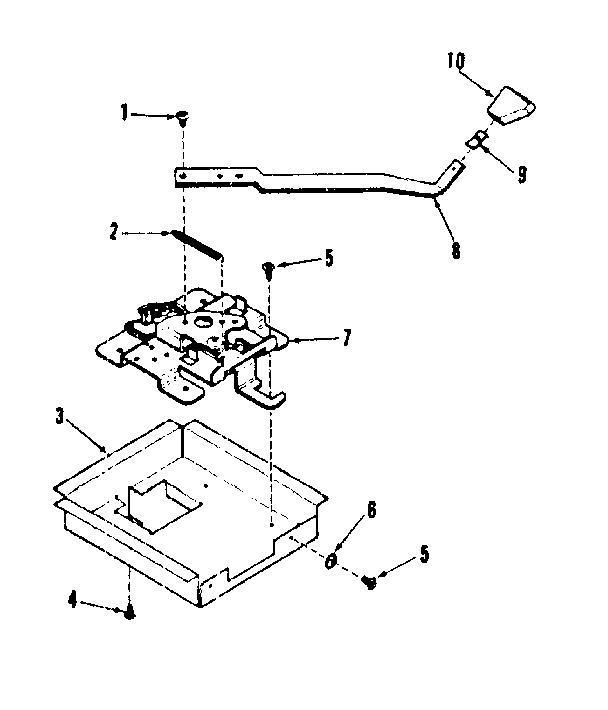 Door lock section