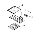 Kenmore 9114698610 optional electric grill module kit 4998640 diagram