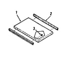 Kenmore 9114698610 optional griddle/grill cover module kit 4998510 diagram