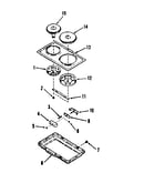Option electric hob element module kit 4998530