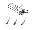 Kenmore 9114698610 wire harnesses and components diagram