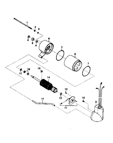 Electric motor assemlby