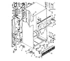 Kenmore 1068782370 cabinet parts diagram