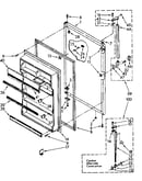 Refrigerator door parts