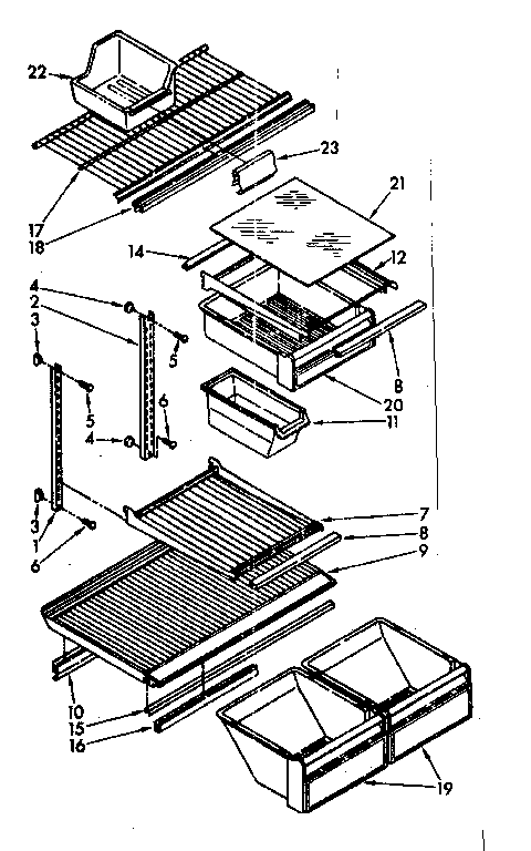 Shelf parts