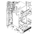 Kenmore 1068370501 cabinet parts diagram