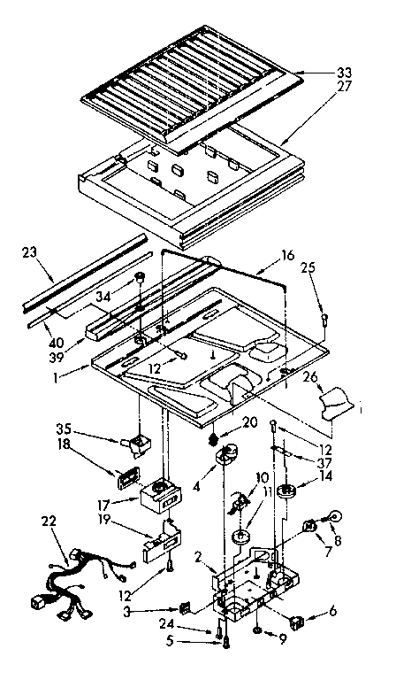 COMPARTMENT SEPARATOR PARTS