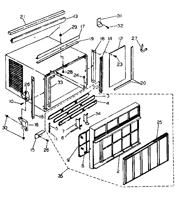 Cabinet parts