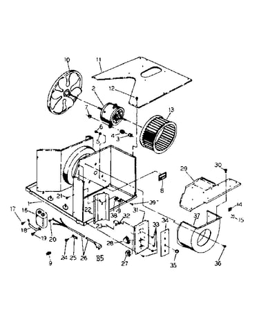 Electrical system and air handling parts