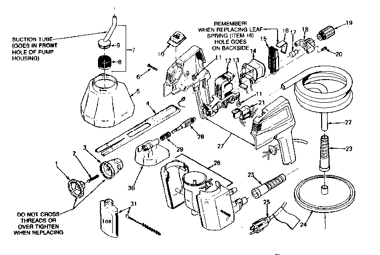 Parts and accessories