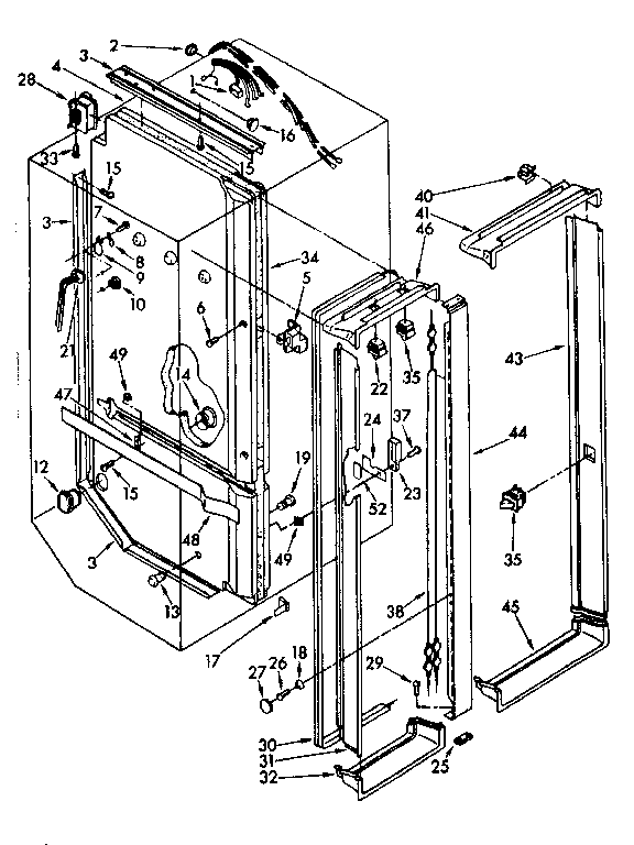 Breaker trim and liner parts