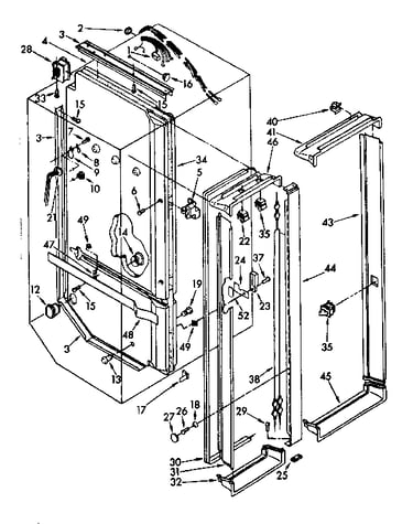Breaker trim and liner parts