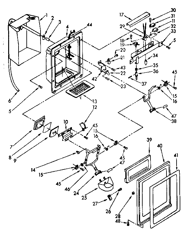 DISPENSER FRONT PARTS