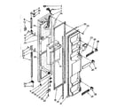 Kenmore 1068572861 freezer door parts diagram