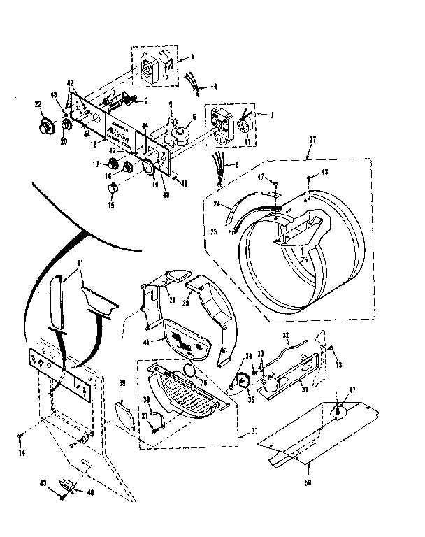 CONSOLE CONTROLS, DRUM