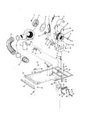 Dryer motor, blower, belt