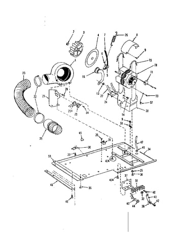 Dryer motor, blower, belt