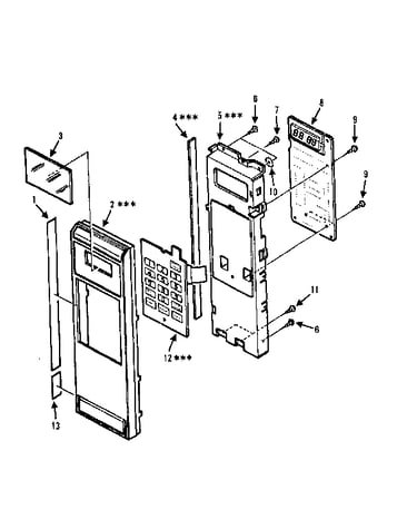 Control panel parts