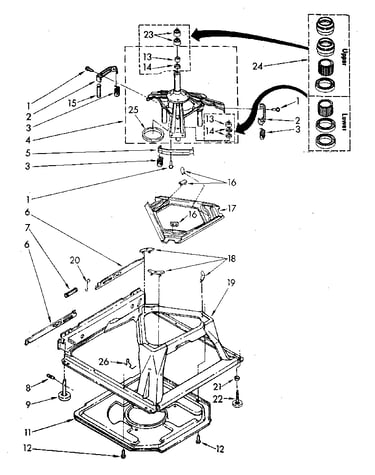 Machine base parts