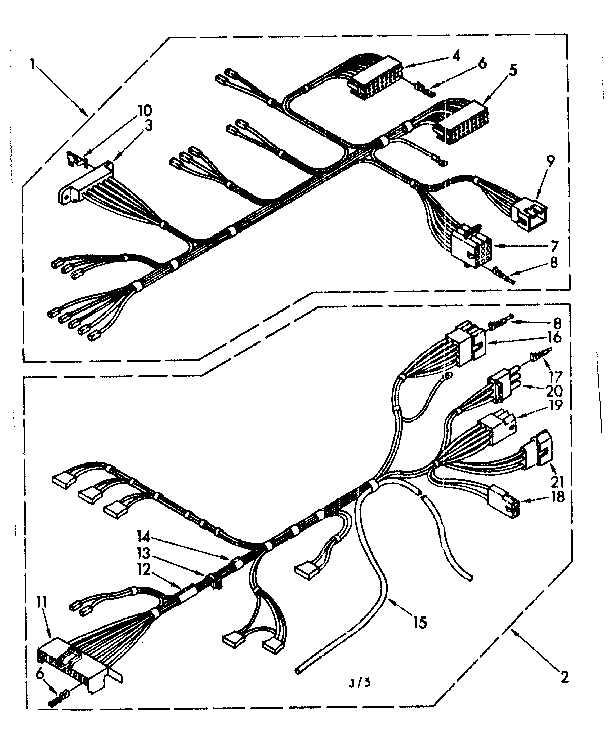 Wiring harness parts