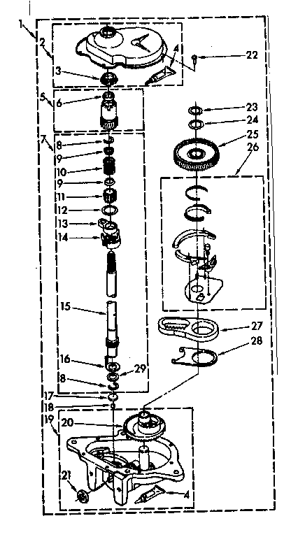 Gearcase parts
