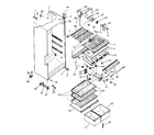 Kenmore 2538369791 cabinet parts diagram