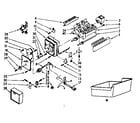 Kenmore 2538369761 ice maker parts diagram