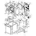 Kenmore 41789695120 cabinet parts, heater diagram