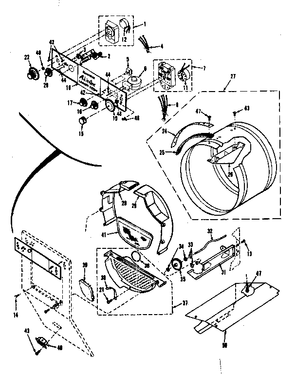 CONSOLE CONTROLS, DRUM