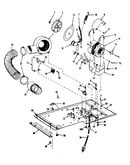 Dryer motor, blower, belt