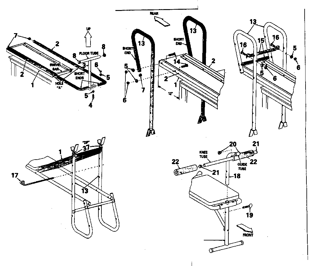 Exercise bench