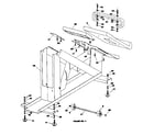 AMF 460225 frame weldment diagram