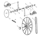 AMF 460230 crank and wheel assembly diagram